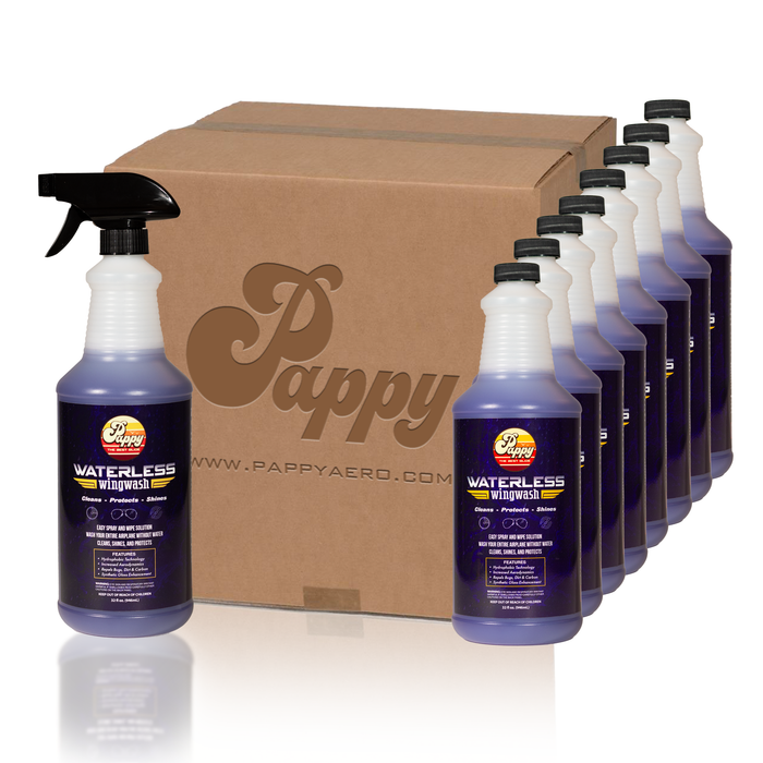 Waterless WingWash 32oz Case by Pappy Aero