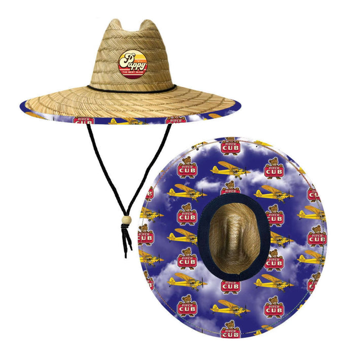 Piper Cub Pappy Aero Straw Sun Hat by Pappy Aero